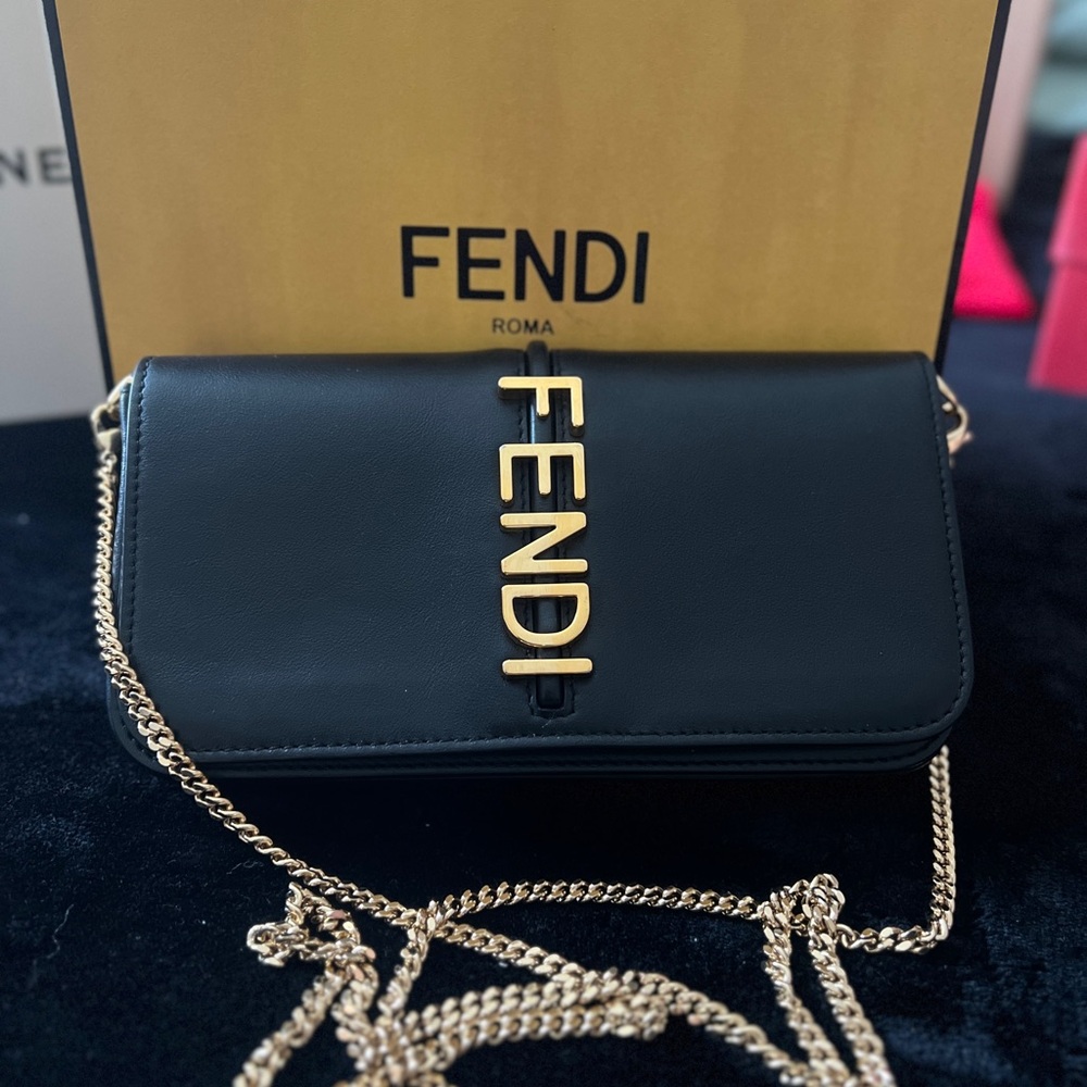 Fendi Black and Gold Women's Bag